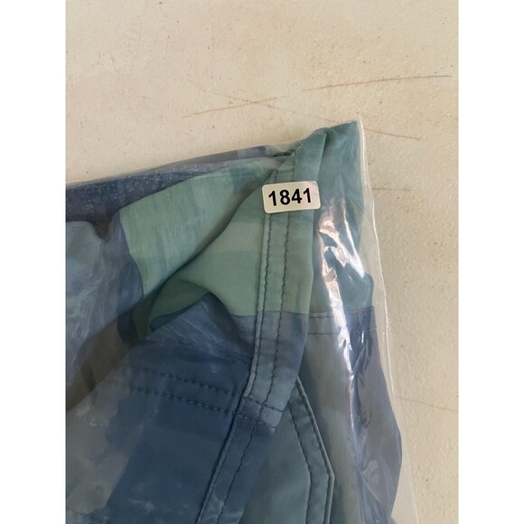 Salt Life SLX-QD Boardshorts Men 38 Blue Green Vapor Stretch Swimwear Drawstring - Picture 11 of 11